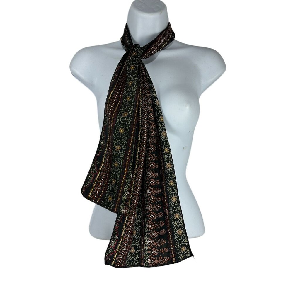 Women's Floral Print Scarf One Size Multicolor